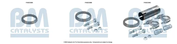 монтажен комплект, катализатор BM CATALYSTS        