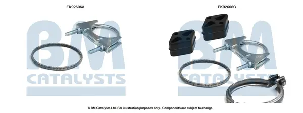 монтажен комплект, катализатор BM CATALYSTS        