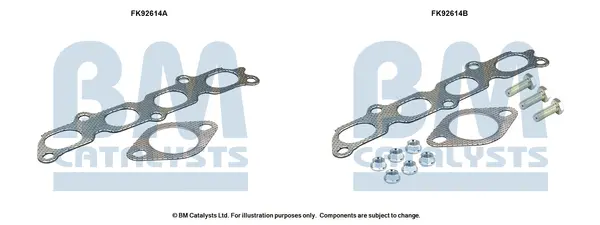 монтажен комплект, катализатор BM CATALYSTS        