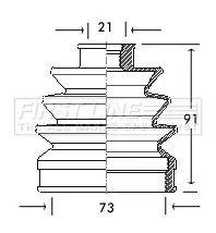 маншон, полуоска FIRST LINE          