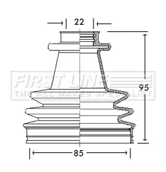 маншон, полуоска FIRST LINE          