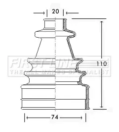 маншон, полуоска FIRST LINE          