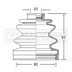 маншон, полуоска FIRST LINE          
