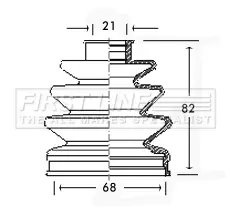 маншон, полуоска FIRST LINE          