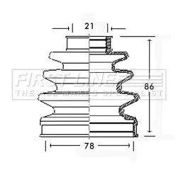 маншон, полуоска FIRST LINE          