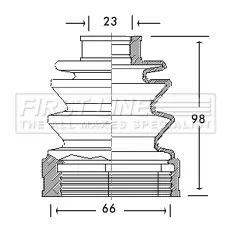 маншон, полуоска FIRST LINE          