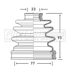 маншон, полуоска FIRST LINE          