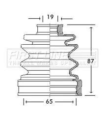 маншон, полуоска FIRST LINE          