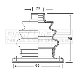 маншон, полуоска FIRST LINE          