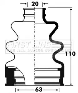 маншон, полуоска FIRST LINE          