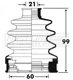 маншон, полуоска FIRST LINE          