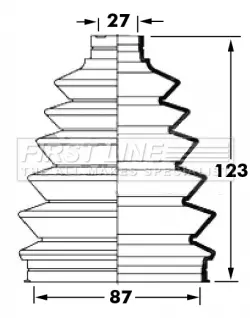 маншон, полуоска FIRST LINE          