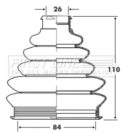 маншон, полуоска FIRST LINE          