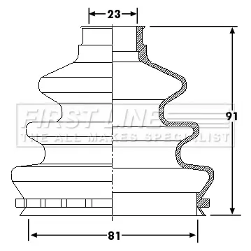 маншон, полуоска FIRST LINE          