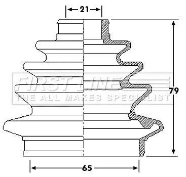 маншон, полуоска FIRST LINE          