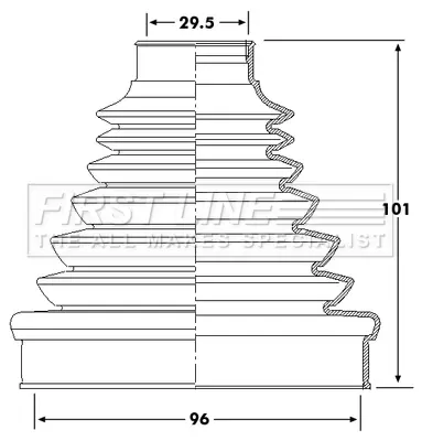 маншон, полуоска FIRST LINE          