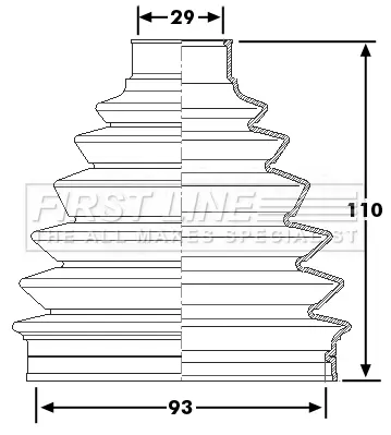 маншон, полуоска FIRST LINE          