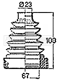 маншон, полуоска FIRST LINE          