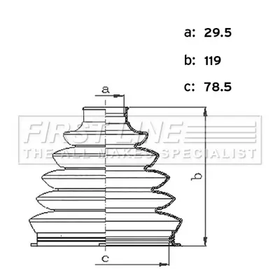 маншон, полуоска FIRST LINE          