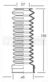комплект маншон, кормилно управление FIRST LINE          