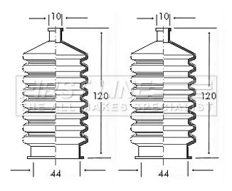 комплект маншон, кормилно управление FIRST LINE          