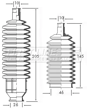 комплект маншон, кормилно управление FIRST LINE          
