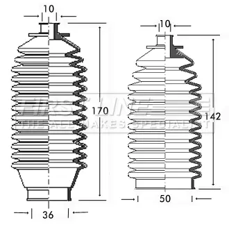 комплект маншон, кормилно управление FIRST LINE          
