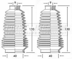 комплект маншон, кормилно управление FIRST LINE          