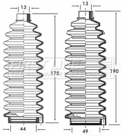 комплект маншон, кормилно управление FIRST LINE          