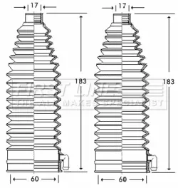 комплект маншон, кормилно управление FIRST LINE          