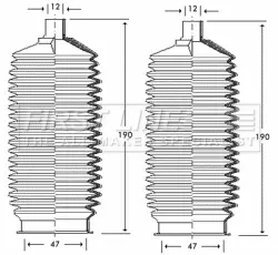 комплект маншон, кормилно управление FIRST LINE          