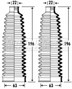 комплект маншон, кормилно управление FIRST LINE          