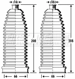 комплект маншон, кормилно управление FIRST LINE          