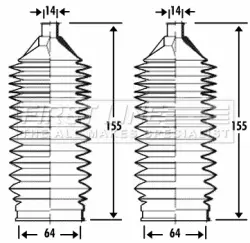 комплект маншон, кормилно управление FIRST LINE          