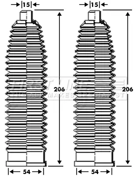 комплект маншон, кормилно управление FIRST LINE          