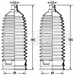 комплект маншон, кормилно управление FIRST LINE          