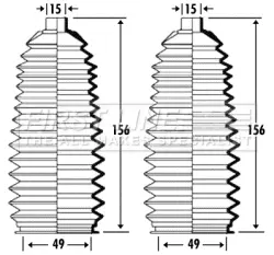 комплект маншон, кормилно управление FIRST LINE          