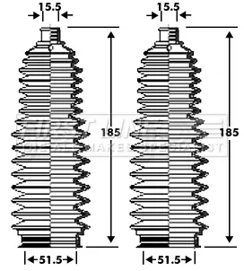 комплект маншон, кормилно управление FIRST LINE          