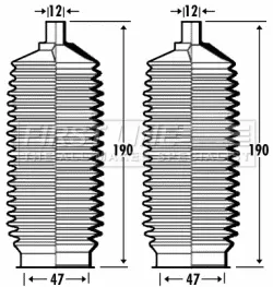 комплект маншон, кормилно управление FIRST LINE          