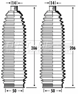 комплект маншон, кормилно управление FIRST LINE          
