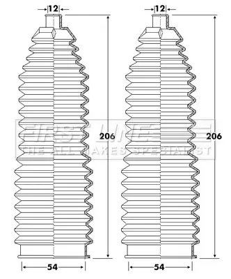 комплект маншон, кормилно управление FIRST LINE          