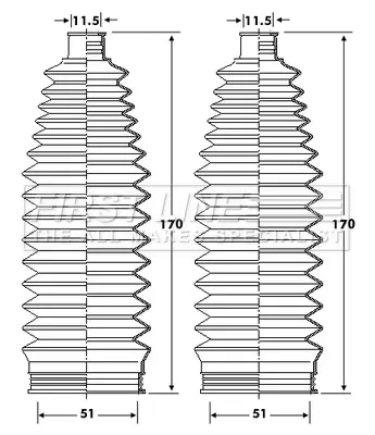 комплект маншон, кормилно управление FIRST LINE          