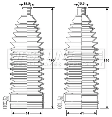 комплект маншон, кормилно управление FIRST LINE          