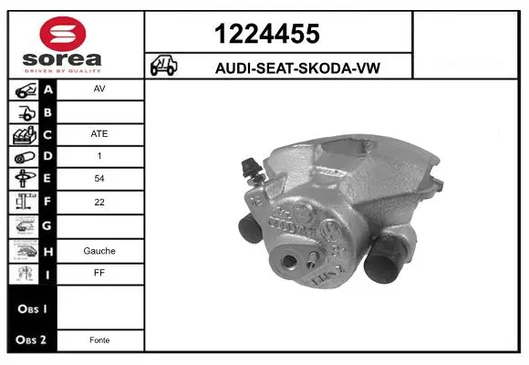 Ремонтни комплекти за AUDI A1 (8X1, 8XF) 1.4 TFSI 1224455 SNRA                