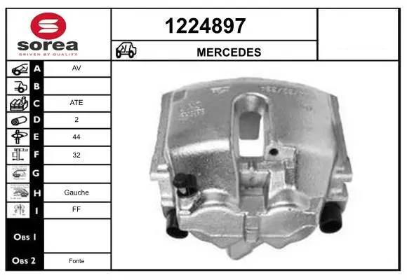 Ремонтни комплекти за MERCEDES-BENZ E-CLASS (W210) E 430 (210.070) 1224897 SNRA                