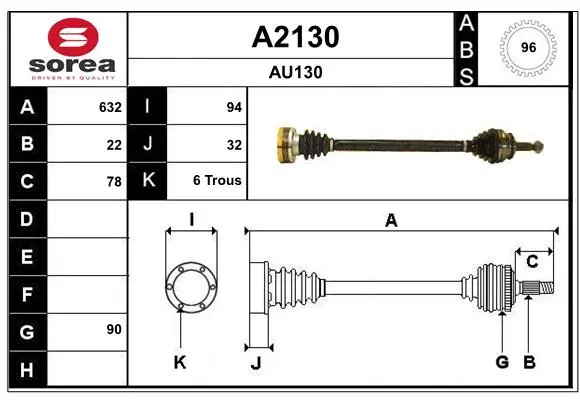 полуоска SNRA                