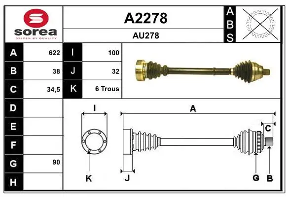 полуоска SNRA                