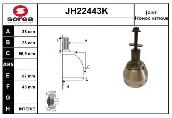 каре комплект, полуоска SNRA                