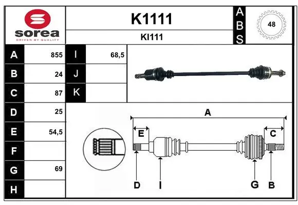 полуоска SNRA                