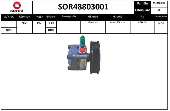 хидравлична помпа, кормилно управление SNRA                
